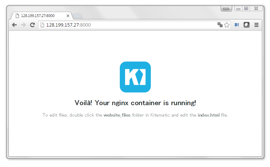 nginx ウェブサーバ