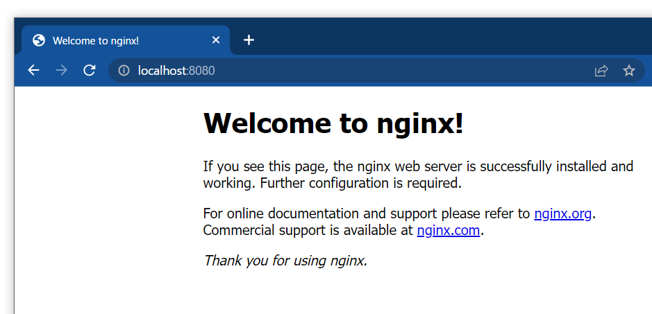 Contaienrd 機能 nginx