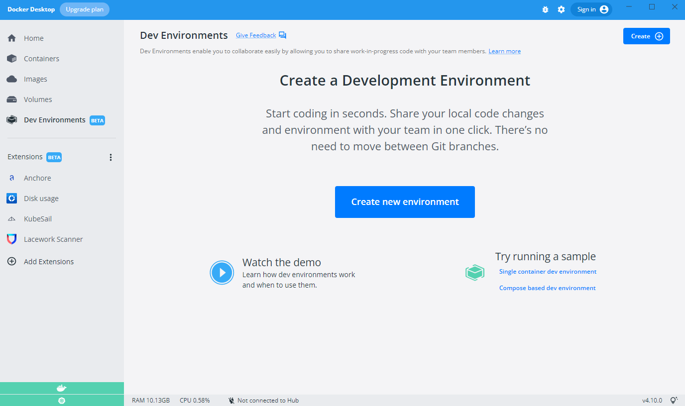 Docker Desktop