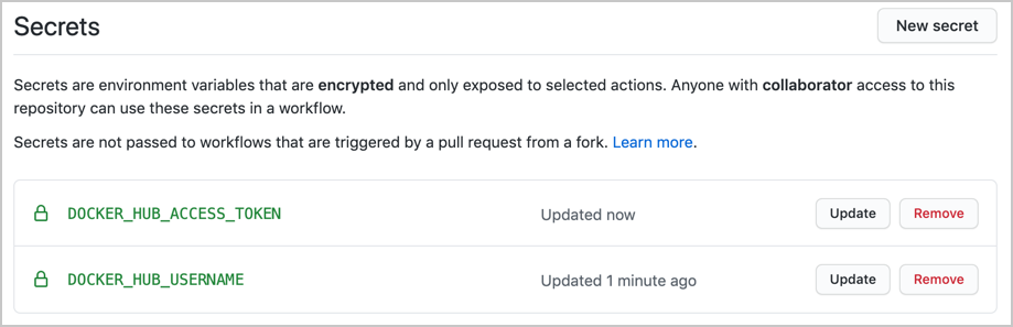 New access token